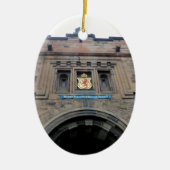 Edinburgh Castle Gatehouse Keramisch Ornament (Voorkant)