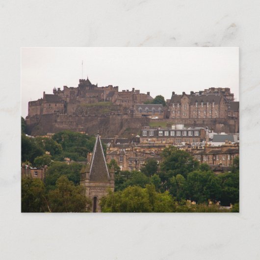 Edinburgh Castle in de verte Briefkaart (Voorkant)