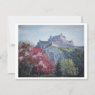 Edinburgh Castle, mei. Schotland door Pola.B.Alex. Feestdagenkaart