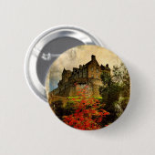 Edinburgh Castle Ronde Button 5,7 Cm (Voorkant /achterkant)