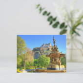 Edinburgh Castle, Schotland Briefkaart (Staand voorkant)