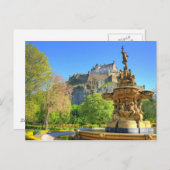 Edinburgh Castle, Schotland Briefkaart (Voorkant / Achterkant)