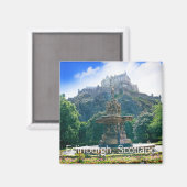 Edinburgh Castle, Schotland Magneet (Voorkant / Achterkant)