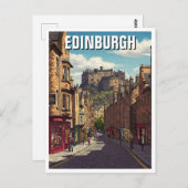 Edinburgh Castle Schotland Reizen Briefkaart (Voorkant / Achterkant)