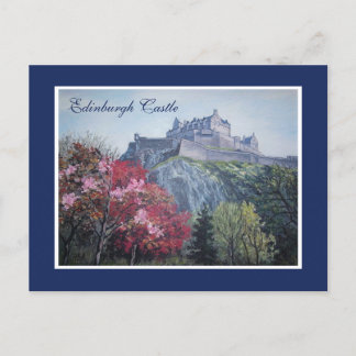 Edinburgh Castle Schotland schilderij van Pola.B.A Briefkaart