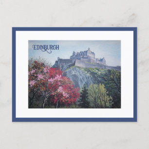 Edinburgh Castle Scotland schilderij van Pola.B.Al Briefkaart