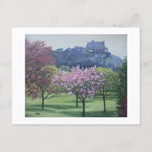 Edinburgh Castle Scotland schilderij van Pola.B.Al Briefkaart