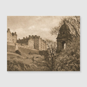 Edinburgh Castle Sepia Foto
