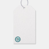 Edinburgh Castle Sepia Photograph Cadeaulabel (Achterkant)