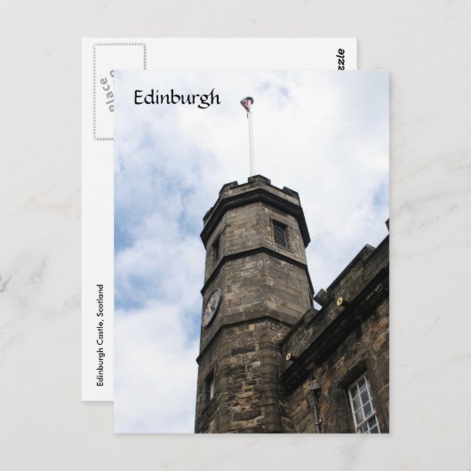 edinburgh castle tower briefkaart (Voorkant / Achterkant)