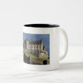 edinburgh castle tweekleurige koffiemok (Voorkant rechts)