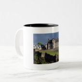 edinburgh castle tweekleurige koffiemok (Voorkant links)