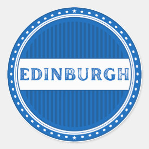 Edinburgh City Pride Embleem – Schotse identiteit Ronde Sticker