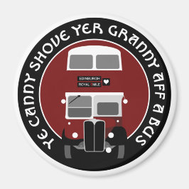  Edinburgh Dubbeldeckerbus Magnet Magneet