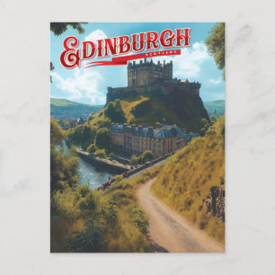 Edinburgh: een mistige Schotse Romance Briefkaart
