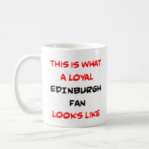 Edinburgh-fan, loyaal koffiemok