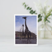 Edinburgh Giraffe Briefkaart (Staand voorkant)