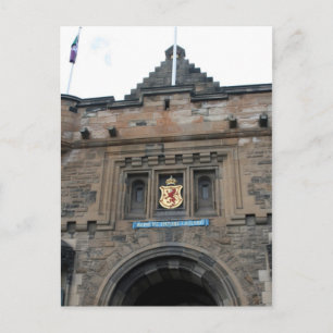 edinburgh kasteel gate arch briefkaart