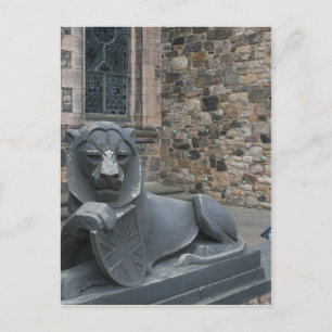 edinburgh kasteel leeuw briefkaart