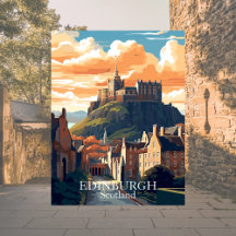 Edinburgh, Schotland Ansichtkaart - Edinburgh Cast