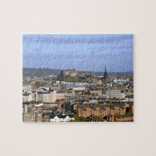 Edinburgh, Schotland. Een uitzicht dat het central Legpuzzel
