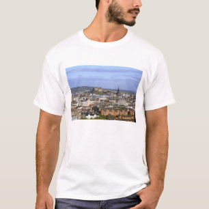 Edinburgh, Schotland. Een uitzicht dat het central T-shirt