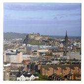 Edinburgh, Schotland. Een uitzicht dat het central Tegeltje (Voorkant)