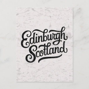 Edinburgh Schotland met de hand getekend Briefkaart