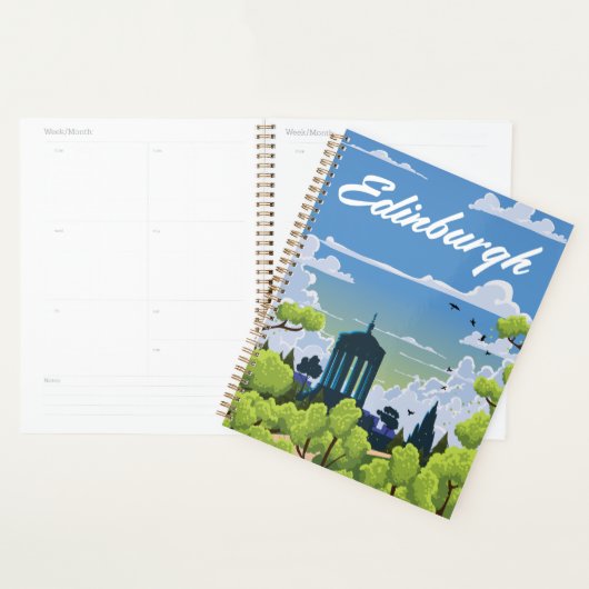 Edinburgh Schotland Planner (Display)