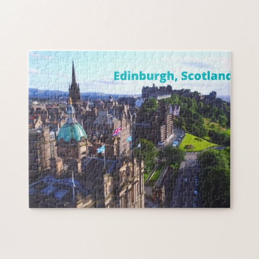Edinburgh, Schotland prachtige historische gebouwe Legpuzzel (Horizontaal)