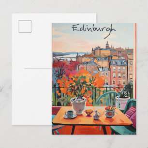 Edinburgh Schotland Reis Stad Esthetiek Briefkaart
