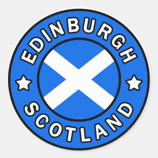 Edinburgh Schotland sticker (Voorkant)