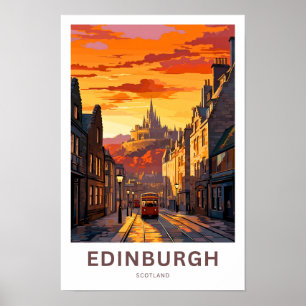 Edinburgh Schotland Travel Print