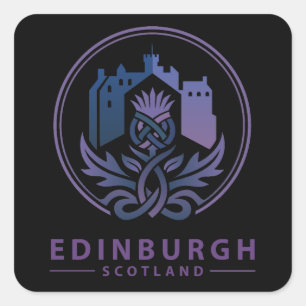 Edinburgh Schotland Verenigd Koninkrijk Vierkante Sticker