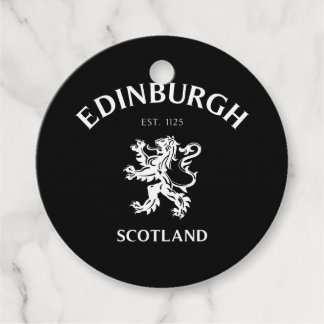 EDINBURGH Scotland Bedankjes Labels