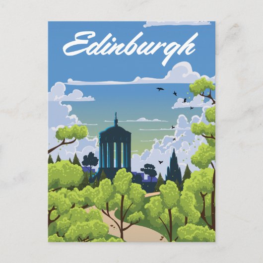 Edinburgh Scotland Briefkaart (Voorkant)