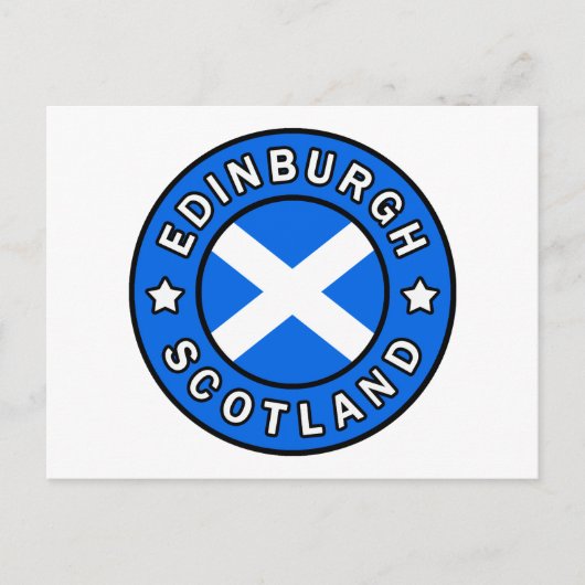 Edinburgh Scotland Briefkaart (Voorkant)