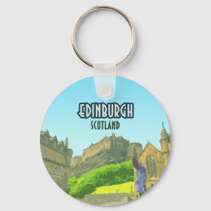 Edinburgh Scotland Castle United Kingdom Sleutelhanger