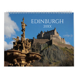 Edinburgh Scotland City esthetische muurkalender Kalender