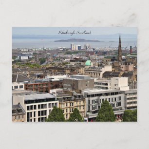 Edinburgh Scotland, Cityscape, fotografie Briefkaart