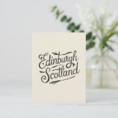 Edinburgh Scotland Hand getekend Briefkaart (Staand voorkant)
