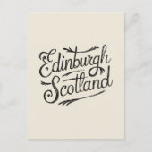 Edinburgh Scotland Hand getekend Briefkaart (Voorkant)