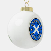 Edinburgh Scotland Keramische Bal Ornament (Links)