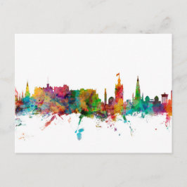 Edinburgh Scotland Skyline Briefkaart