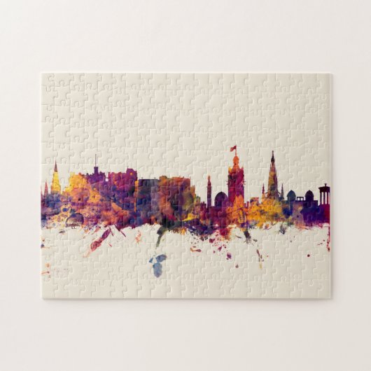 Edinburgh Scotland Skyline Legpuzzel (Horizontaal)