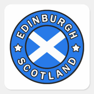 Edinburgh Scotland Vierkante Sticker
