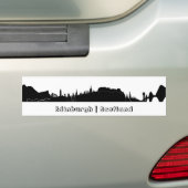 Edinburgh Skyline Bumpersticker (Op auto)
