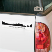 Edinburgh Skyline Bumpersticker (Op Truck)