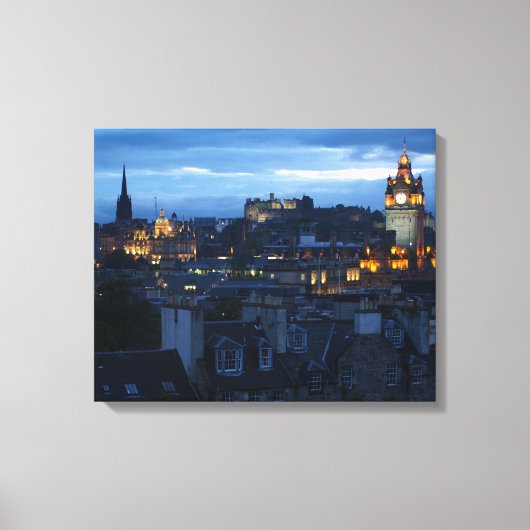 Edinburgh Skyline Canvas Afdruk (Voorkant)
