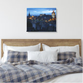 Edinburgh Skyline Canvas Afdruk (Insitu (Slaapkamer))